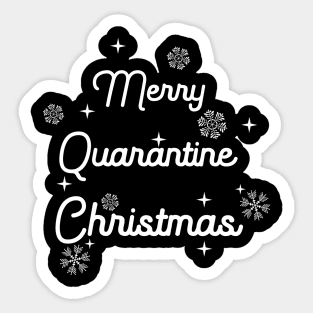 merry quarantine christmas Sticker